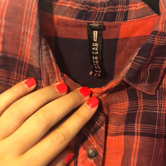 Collard plaid button down - Picture 6 of 6